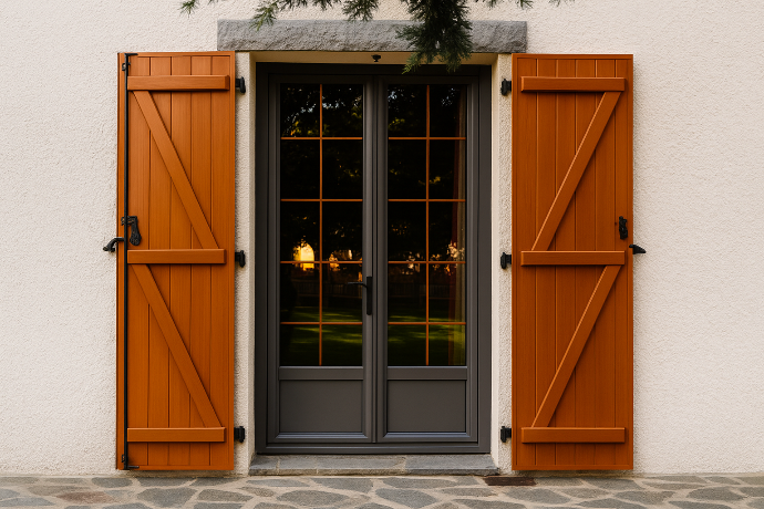 Volets battants en bois - ndilly Margency Soisy sous montmorency